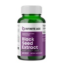 Infinite Age Dry Organic Black Seed Oil Extract Capsules, 60 Conde - Nigella Sativa Immune Booster para la piel óptima, el cabello, la memoria, el foco, la salud cerebral y la inmunidad - Timoquinone Suplemento