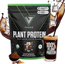 vedge Vegan Protein Powder - Plant Protein Powder with Pea, Pumpkin &amp; Sunflower - USDA Organic, Amino Acids, Dairy Free, Gluten Free, Soy Free, Keto, Non GMO - Cold Brew Latte - 20 Servings