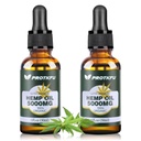(2Pack Hemp Oil - Omega 3-6-9 Oil Fatty Acids Suplemento nutricional para Immune System Support, Focus, Calm, Relax, and Mood Enhancement - Organic, Vegan, Non-GMO