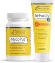 Nutricionales investigados Mold Detox Duo - MycoPul Advanced Toxin Binder (30 capsules) & Tri-Fortify Liposomal Glutathione (8 Oz) - 2 Productos hechos para apoyar la eliminación de micotoxinas