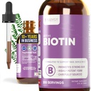 Rejuvica Health Active Biotin - Advanced Liquid Biotin Supplement - 5000mcg Support Hair Skin & Nails