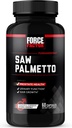 Force Factor Saw Palmetto for Men, Prostate Supplement for Men to Support Urinary Function, Prostate Relief & Hair Growth, with BioPerine for Superior Absorption, 60 Capsules