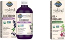 Jardín de la Vida Orgánicas Elderberry con base vegetal Syrup 6.59 fl oz & Organics Oil of Oregano Seasonal Drops 1fl oz (30 mL) Liquid
