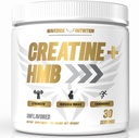 Cretina HMB - Cretina de Polvo para Hombres - Cretina de Polvo - Suplemento Creatina - Creatina para Hombres - Cretina de HMB - Creatina de HMB Polvo - Creatina - Monohidrato de Creatina - 30 Servimientos - Desflavorado