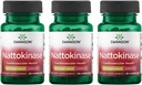 Swanson Nattokinase 2000 Unidades Fibrinolíticas 100 Milligrams 30 Capsules Enzyme (3 Pack)