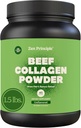 Principio Zen Grass-Fed Agglomerated Collagen Peptides 1.5 lb. Anti-Aging Protein Powder for Healthy Hair, Skin, Joints. Paleo Friendly, GMO y Gluten Free, Pasture-Raised Bovine.