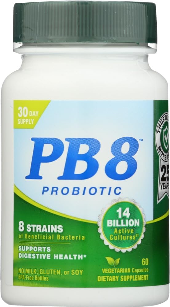 Nutrición Ahora PB 8 Pro-biótico Acidophilus Capsules, Vegetariano, 60 Cuenta