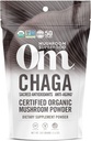 Om Mushroom Superfood Chaga Organic Mushroom Powder, 3.5 Ounce, 50 Servings, US Grown, Sagrado Antioxidantes &amp; Immune Support, Superfood Mushroom Supplement