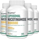 Orgabay Liposomal Nicotinamide Riboside 2000 MG con TMG y Pterostilbene, Boosting NAD+, Support Healthy Aging, 240 Count