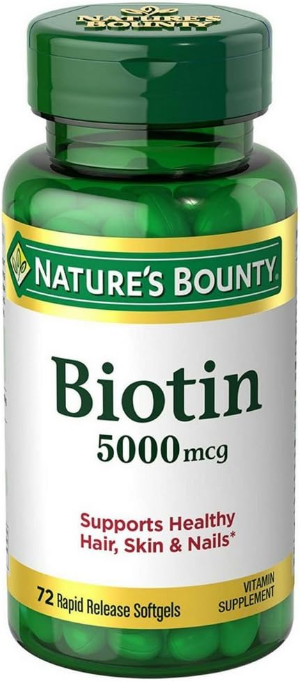 Bounty Biotin de la naturaleza 5.000 mcg Caps, 72 ct