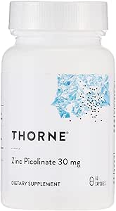 Doble fuerza Zinc Picolinate 60c por Thorne Research