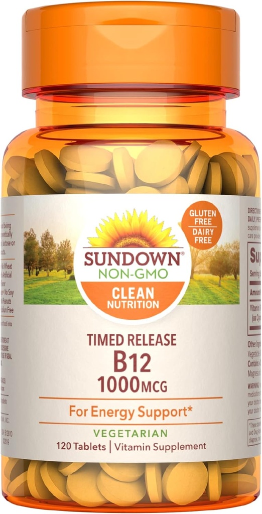 Vitamina B12, 120 Tabletas