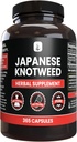 PURE ORIGINAL INGREDIENTES Japonés Knotweed, (365 capsules) No Magnesio Or Rice Fillers, Siempre Puro, Lab Verified