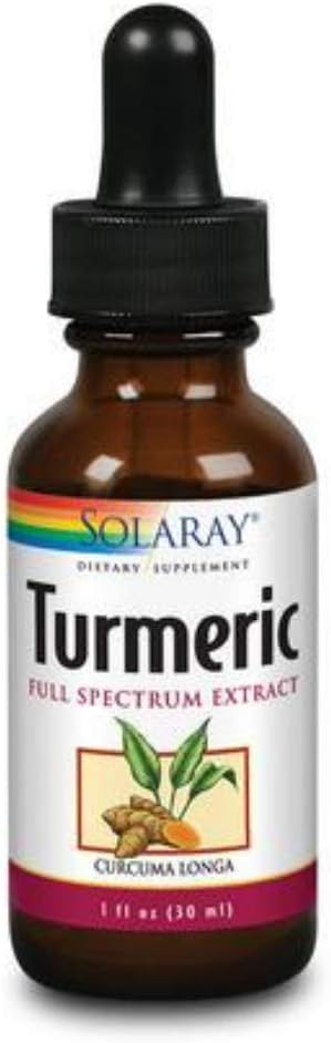 SOLARAY Garantizado Potency Turmeric Root Extract, Drops (Btl-Glass)