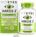 Viteyes AREDS 2 Vitaminas Oculares, Soporte Macular Clásico, Alérgenos Capsules Libres, con Vitamina Natural E, Vitamina C, Zinc, Cobre, Lutein &amp; Zeaxanthin, Eye Doctor Trusted, Manufactured in The USA, 60 Ct