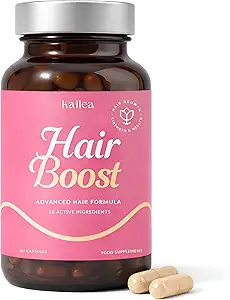Suplemento de crecimiento del cabello de 18 en 1   Collagen, Ácido hialurónico, Nettle, Silica, Biotina, Extracto de semillas de uva, Bamboo TEN más fuerte, Thicker, Pelo más largo – soporta Volumen del cabello, Shine, Scalp &amp; Salud de uñas