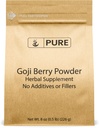 Ingredientes originales puros Goji Berry Powder (8oz) Wolfberry, Suplemento Herbal Tradicional, No GMO