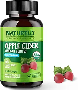 NATURELO Certified Organic, Vegan - 60 Gummies
