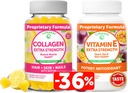 Lunakai Collagen y vitamina E Gummies Bundle - Suplementos antienvejecimiento no transgénico para mujeres - Gummy natural con vitamina C &amp; 250 mg Natural VIT E