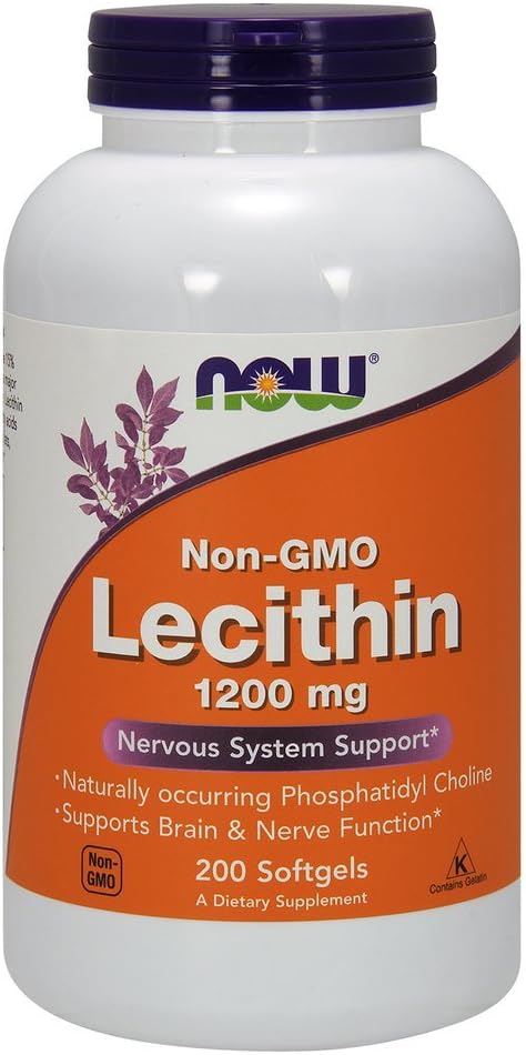 AHORA Alimentos Lecithin 19 Grain, 1200 mg 200 Softgel