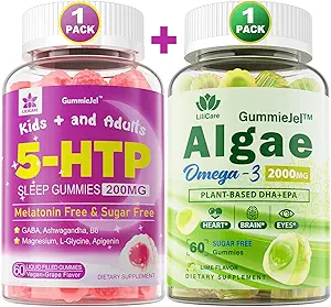 Vegan Omega 3 Gummies & 5HTP Gummies