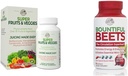 COUNTRY FARMS Super Fruits Veggies Antioxidant Immune Energy Digestive Capsules + Bountiful Beets Nitric Oxide Circulation Immune Capsules Bundle, 30 + 90 Servings