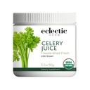 Herb Ecléctico - Celery Juice Powder ← Suplemento Nutricional Silencioso Hidratación + Wellness Support, Vitaminas + Minerales ← Freeze Dried, USDA Organic, Non-GMO, Vegan (3.2 oz tención 90 g)