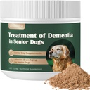 Suplementos de perros mayores Perros Demencia Suplemento Mushroom Polvo para Perros 120g ¦ Suplemento Cognitivo para Perros Direcciones Perdiendo, Retirada Social ¦ Canine Cognitive Dysfunction