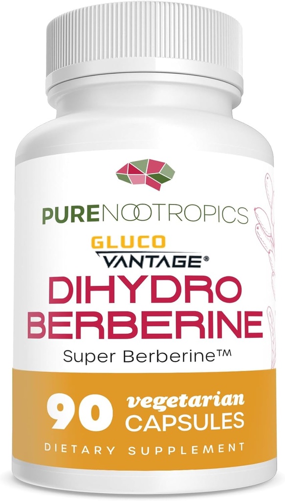 Nootropía pura - Suplemento de dihidroberina (GlucoVantage) 100 mg, 90 cápsulas