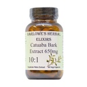 Barlowe's Herbal Elixirs Catuaba Silencio 10:1 Extracto Silencio 650mg Por Capsule ← Vitality Tradicional Herb ← 60 Vegan Capsules ← Non-GMO, Stearate-Free, Glass Bottled