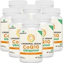 1000mg Liposomal CoQ10 Ubiquinol, 480 Vegan Softgels, High Absorption Ubiquinol CoQ10 Suplemento, Active Antioxidant Form of Coenzyme Q10 for Heart Function & Energy Production