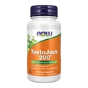 AHORA Alimentos Suplementos, TestoJackTM 200 con Tongkat Ali, Tribulus, Maca y Horny Goat Weed, 60 Veg Capsules