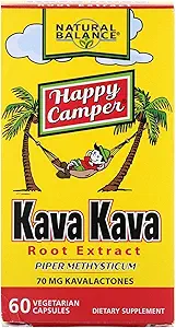 Natural Balance Kava Kava Root Extract - 60 cápsulas vegetarianas