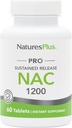 Natures Plus PRO NAC 1200 mg - 60 Tabletas - Crucial for Replenishing Glutathione - Non-GMO, Vegan &amp; Gluten Free - 30 Servings