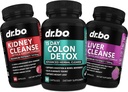Colon, Kidney &amp; Liver Cleanse Detox Support Supplement - 15 Day Intestinal Cleanse Pills &amp; Probiotic for Bloating & Daily Constipation Relief - Help Bladder Control, Urinary Tract & Gallbladder Health