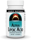 Fuente Naturales Ácido Lipoico alfa 200 mg Apoyo Metabolismo Sugar saludable, Función del hígado & Generación de energía - 60 Tabletas