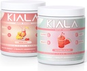Kiala Nutrition Super Greens, Orgánica Greens Powder, Spirulina & Chlorella Superfood Powder, Sugar &amp; Gluten Free Vegan, Spectra Blend, Miami Vice, Watermelon Slush 2 Pack