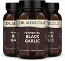 Dr. Mercola Fermented Ajo Negro, 90 Servimientos (180 cápsulas), Suplemento dietético, Apoyo Salud Inmunitaria, No GMO