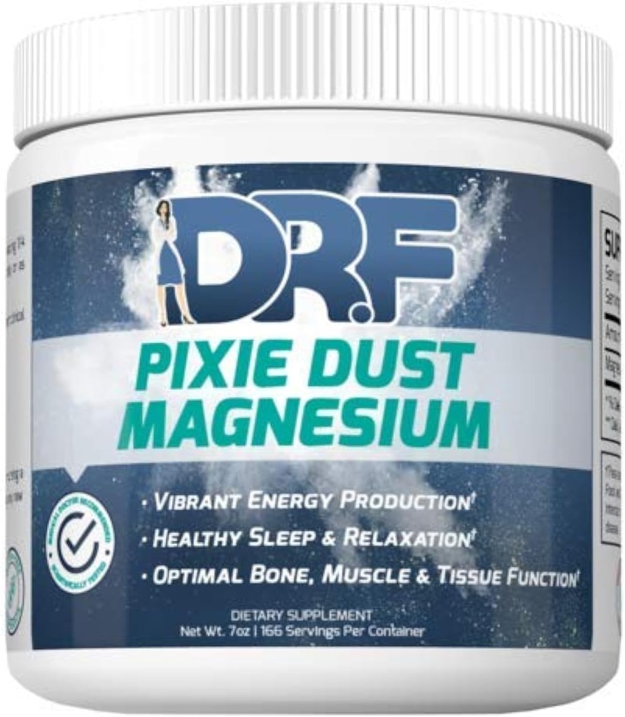Pixie Dust Magnesium by Dr. Farrah World Renown Medical Doctor | Vibrant Energy Production | Healthy Sleep & Relaxation | Optimal Bone, Muscle, & Tissue Function