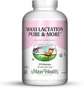 Maxi Health Lactation Pure &amp; More - Asistencia de enfermería favorita de mamá - 270 cápsulas - Kosher (LPM)