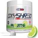 EHP Labs OxyShred Non Stimulant Pre Workout Powder - Estim Free Pre Workout, Caffeine Free Preworkout for Men &amp; Women - Non Stim Preworkout - Sugar Free Energy Powder - Mojito, 60 Servings