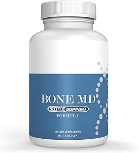 Bone MD Osteo Strength Ultimate Health Support tención Suplemento para Mujeres y Hombres tóxicos Promover la Densidad 90 Tablets