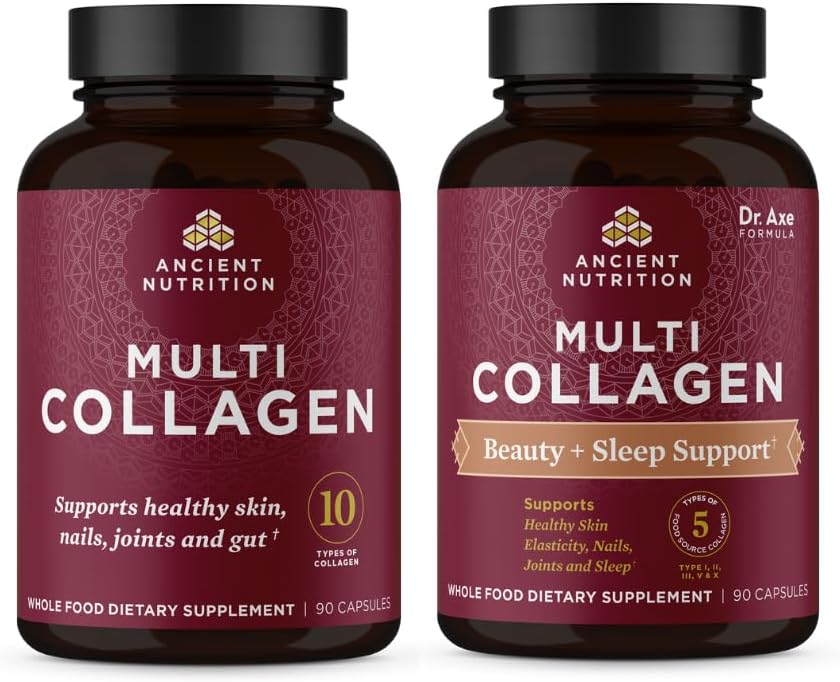Antigua Nutrición Multi colágeno cápsulas, 90 Cuenta + Multi colágeno cápsulas, Belleza &amp; sueño, 90 Cuenta