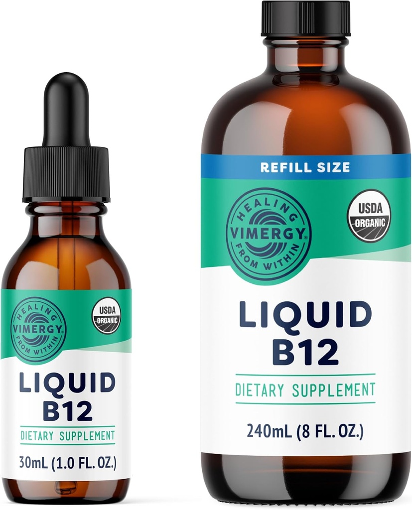 Vimergy Liquid B12 (30 mL) y Liquid B12 Relleno (240 mL) - Bundle