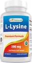 Mejores Naturales L-Lysine 500 mg 250 Tabletas (250 Cuenta (Pack de 2))