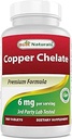Mejores Naturales Cobre Chelate 6 mg por Serving- 360 Tablets