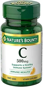 Bounty Vitamina C 500 mg Tabletas 100 ea (Pack of 6)