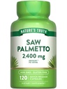La verdad de la naturaleza Saw Palmetto Extract ← 2400mg Silencio 120 Capsules Silencioso No GMO &amp; Gluten Suplemento gratuito