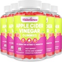 Madre Manzana Vinagre Gummies, Keto ACV Gummies 2000MG - Cleanse & Detox Diet, Max Strength ACV Gummies with Green Tea, Raspberry, B12 y Probiotics for Metabolism & Digestive Health, Packs of 5
