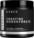 Kaged Creatine Monohydrate Micronized Powder ← Desflavored ← Muscle Building " Recovery TEN 5000 mg Por Serving TEN Vegan, Gluten Free, Easily Digestible ← Suplementos para Hombres " Las mujeres viven 100 Servings